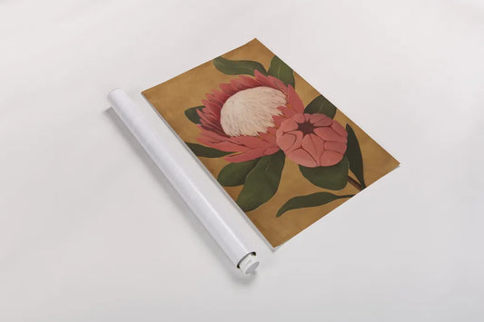 Bloomed by Mackenzie Nelson. shown as a rolled paper print. Available as archival giclee rolled canvas, fine art paper, or poster print. SKU 102594h.