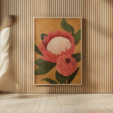 Bloomed by Mackenzie Nelson. shown as over sized large wall art. Available as an archival giclee rolled canvas, fine art paper, or poster print. SKU 102594h.