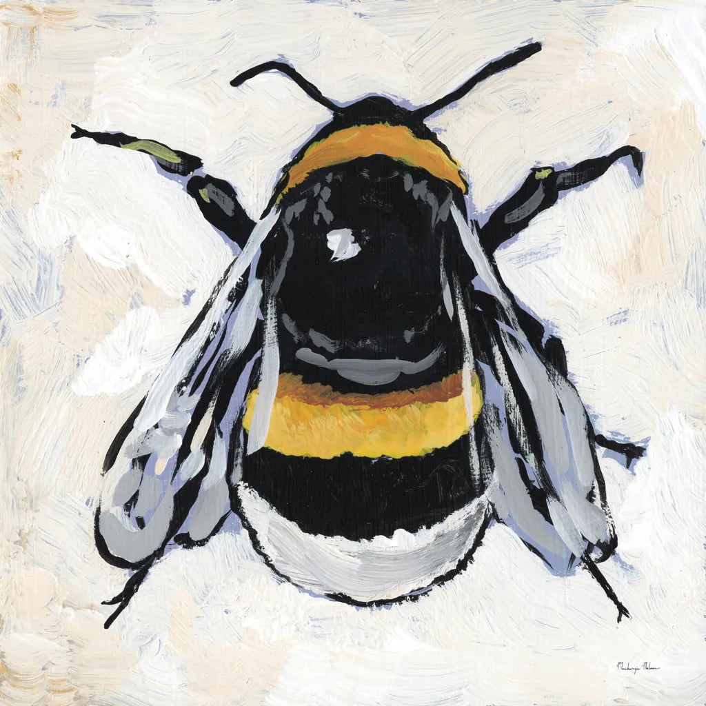 Bumblebee I by Mackenzie Nelson. SKU 102198a. Archival Giclee Fine art print for wall decor.