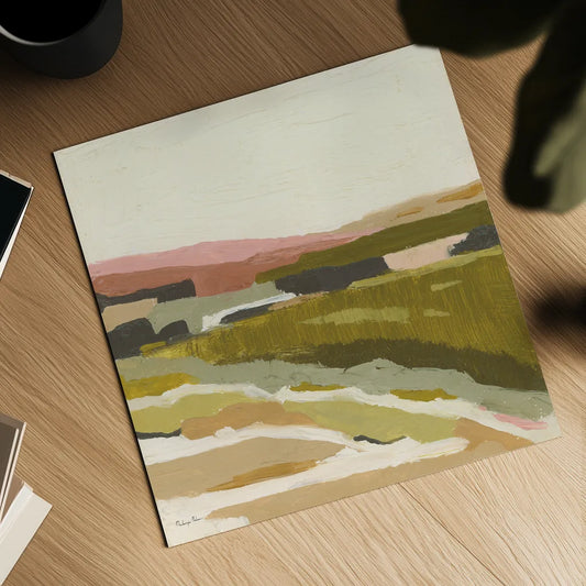 Petit View I by Mackenzie Nelson. Shown as a detailed flat fine art print, highlighting archival giclee quality. Available as an archival giclee rolled canvas, fine art paper, or poster print. SKU 102587a.