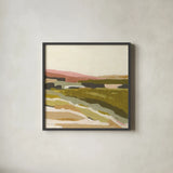 Petit View I by Mackenzie Nelson. Shown in a sleek black glass frame for a contemporary gallery look. Available as an archival giclee rolled canvas, fine art paper, or poster print. SKU 102587a.