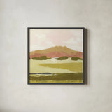 Petit View IV by Mackenzie Nelson. Shown in a sleek black glass frame for a contemporary gallery look. Available as an archival giclee rolled canvas, fine art paper, or poster print. SKU 102590a.