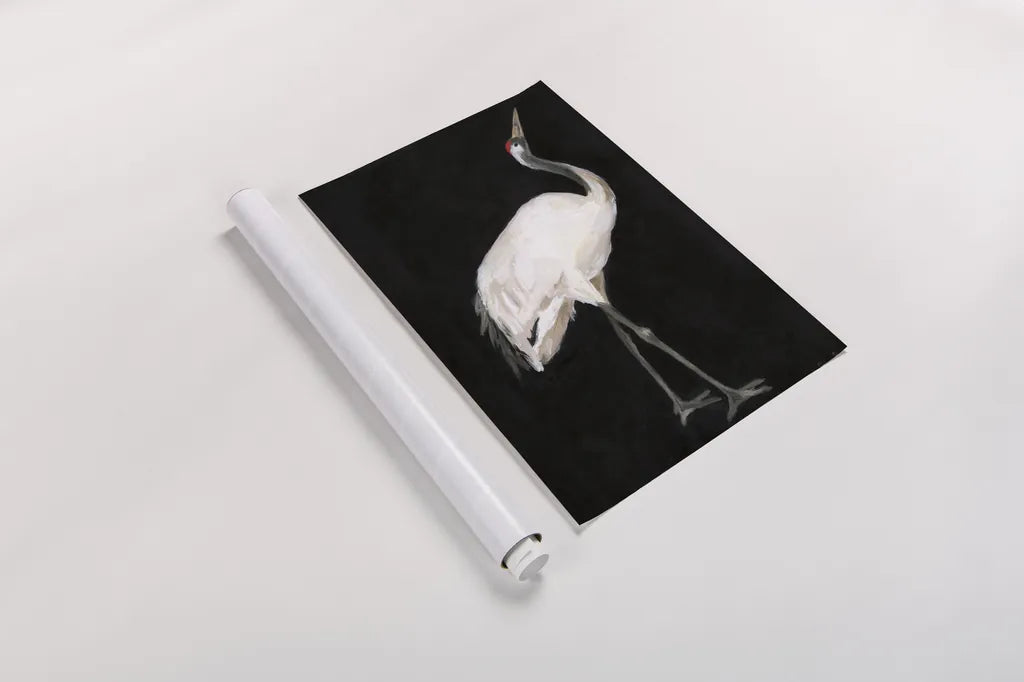 Scarlet by Mackenzie Nelson. shown as a rolled paper print. Available as archival giclee rolled canvas, fine art paper, or poster print. SKU 102586h.