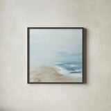 Drift by Maggie Sackmann. Shown in a sleek black glass frame for a contemporary gallery look. Available as an archival giclee rolled canvas, fine art paper, or poster print. SKU 101892a.