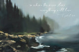 Obsidian Tide v2 by Maggie Sackmann. SKU 103484i. Archival Giclee Fine art print for wall decor.