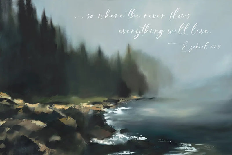 Obsidian Tide v2 by Maggie Sackmann. SKU 103484i. Archival Giclee Fine art print for wall decor.