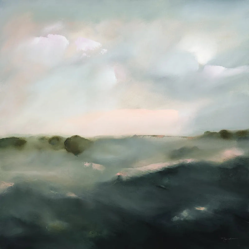 Pastel Morning by Maggie Sackmann. SKU 101907a. Archival Giclee Fine art print for wall decor.
