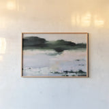 Primrose by Maggie Sackmann. shown as a paper print in a natural frame. Available as a archival giclee rolled canvas, fine art paper, or poster print. SKU 101911i.