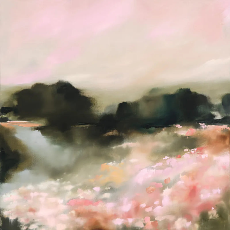 Spring Evening by Maggie Sackmann. SKU 101918a. Archival Giclee Fine art print for wall decor.
