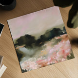 Spring Evening by Maggie Sackmann. Shown as a detailed flat fine art print, highlighting archival giclee quality. Available as an archival giclee rolled canvas, fine art paper, or poster print. SKU 101918a.