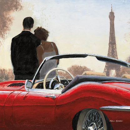 A Ride in Paris I Crop by Marco Fabiano. SKU 14899a. Archival Giclee Fine art print for wall decor.