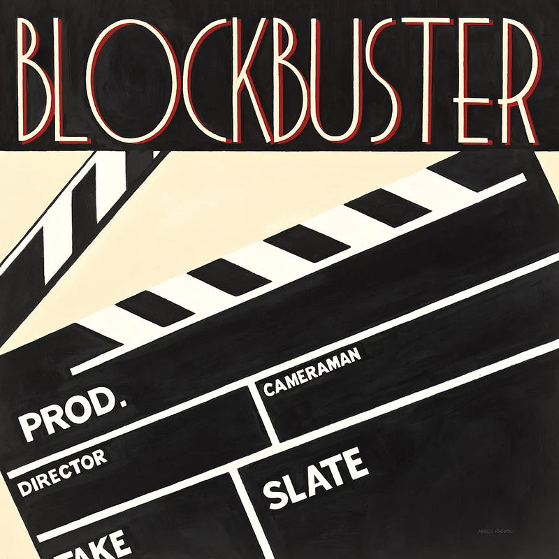 Blockbuster by Marco Fabiano. SKU 12598a. Archival Giclee Fine art print for wall decor.