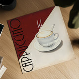 Cafe Moderne II by Marco Fabiano. Shown as a detailed flat fine art print, highlighting archival giclee quality. Available as an archival giclee rolled canvas, fine art paper, or poster print. SKU 10658a.