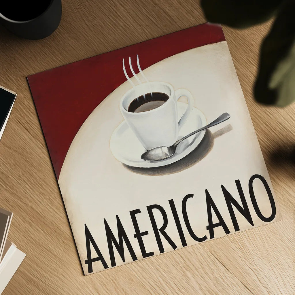 Cafe Moderne III by Marco Fabiano. Shown as a detailed flat fine art print, highlighting archival giclee quality. Available as an archival giclee rolled canvas, fine art paper, or poster print. SKU 10659a.