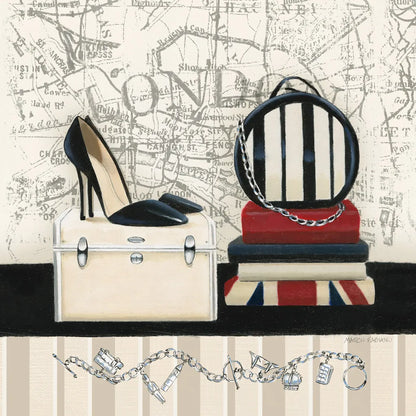 Charming Travel I by Marco Fabiano. SKU 13787a. Archival Giclee Fine art print for wall decor.