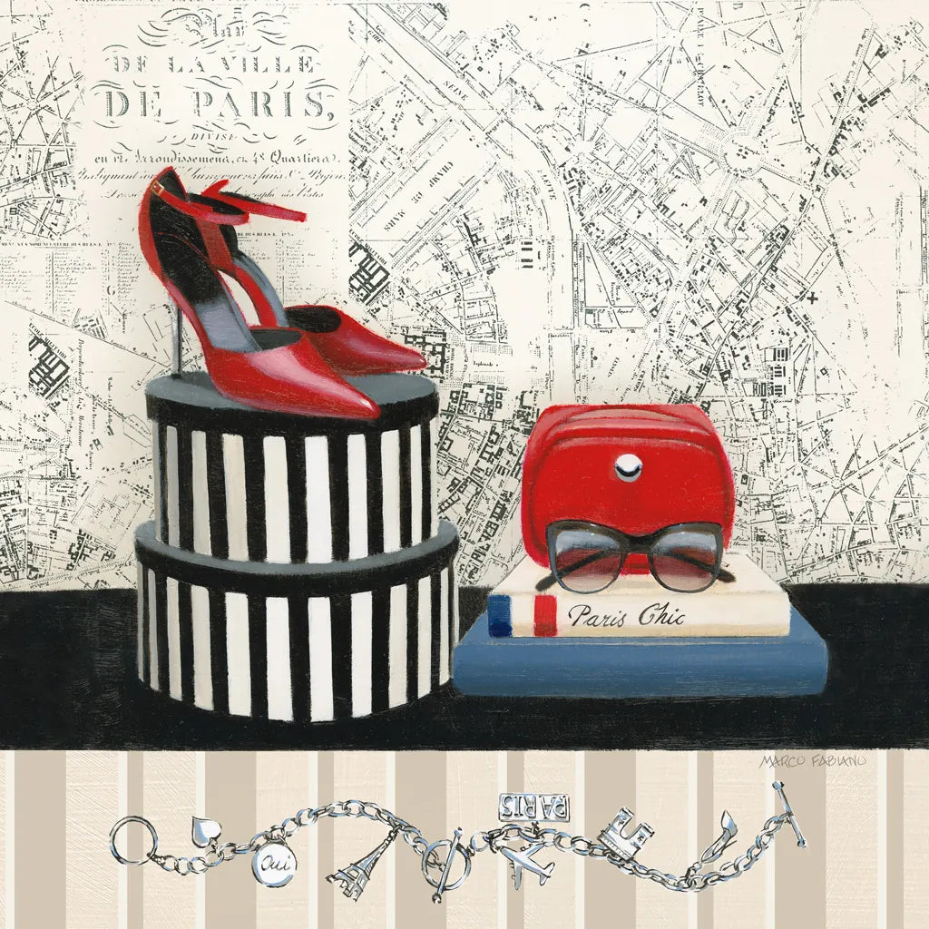 Charming Travel III by Marco Fabiano. SKU 13789a. Archival Giclee Fine art print for wall decor.