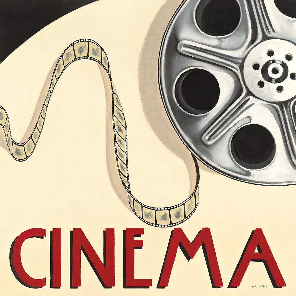 Cinema by Marco Fabiano. SKU 12597a. Archival Giclee Fine art print for wall decor.