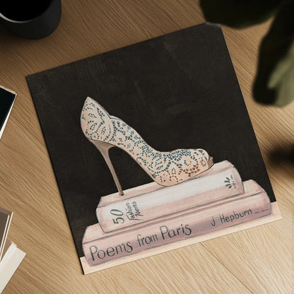 City Style Square I on Black no Words by Marco Fabiano. Shown as a detailed flat fine art print, highlighting archival giclee quality. Available as an archival giclee rolled canvas, fine art paper, or poster print. SKU 32626a.