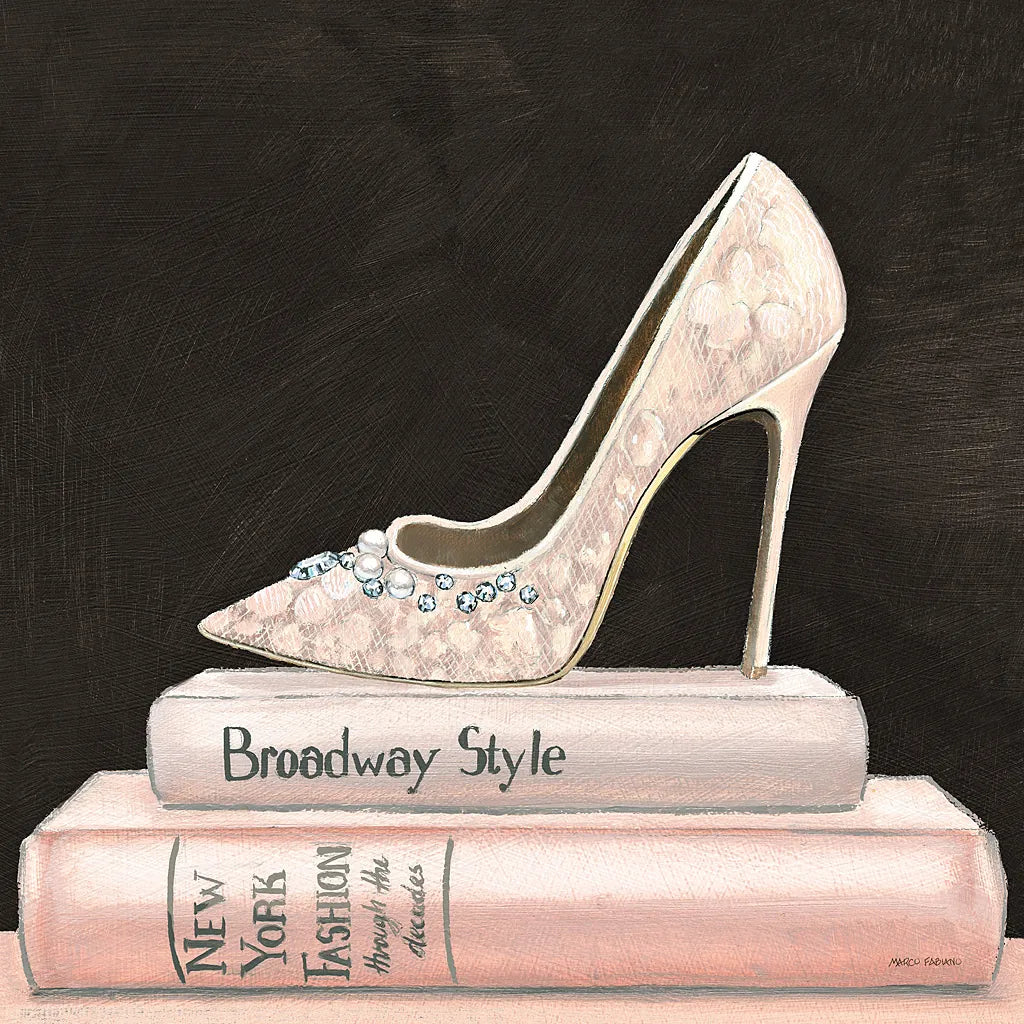 City Style Square II on Black no Words by Marco Fabiano. SKU 32627a. Archival Giclee Fine art print for wall decor.