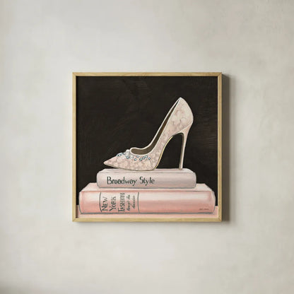 City Style Square II on Black no Words by Marco Fabiano. Shown in a natural wood glass frame for a timeless modern aesthetic. Available as an archival giclee rolled canvas, fine art paper, or poster print. SKU 32627a.