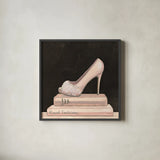 City Style Square IV on Black no Words by Marco Fabiano. Shown in a sleek black glass frame for a contemporary gallery look. Available as an archival giclee rolled canvas, fine art paper, or poster print. SKU 32629a.