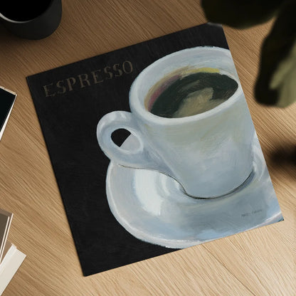 Dark Roast I by Marco Fabiano. Shown as a detailed flat fine art print, highlighting archival giclee quality. Available as an archival giclee rolled canvas, fine art paper, or poster print. SKU 16925a.