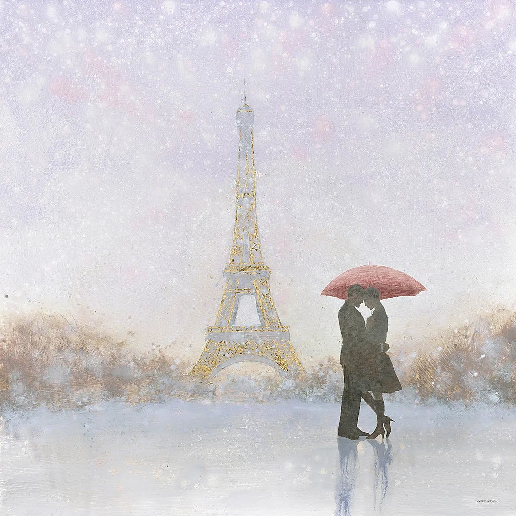 Eiffel Romance by Marco Fabiano. SKU 22351a. Archival Giclee Fine art print for wall decor.