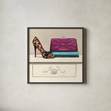 Fashion Avenue I by Marco Fabiano. Shown in a sleek black glass frame for a contemporary gallery look. Available as an archival giclee rolled canvas, fine art paper, or poster print. SKU 12368a.