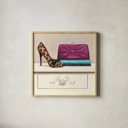 Fashion Avenue I by Marco Fabiano. Shown in a natural wood glass frame for a timeless modern aesthetic. Available as an archival giclee rolled canvas, fine art paper, or poster print. SKU 12368a.