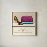 Fashion Avenue I by Marco Fabiano. Shown in a crisp white glass frame for a clean and minimalist style. Available as an archival giclee rolled canvas, fine art paper, or poster print. SKU 12368a.