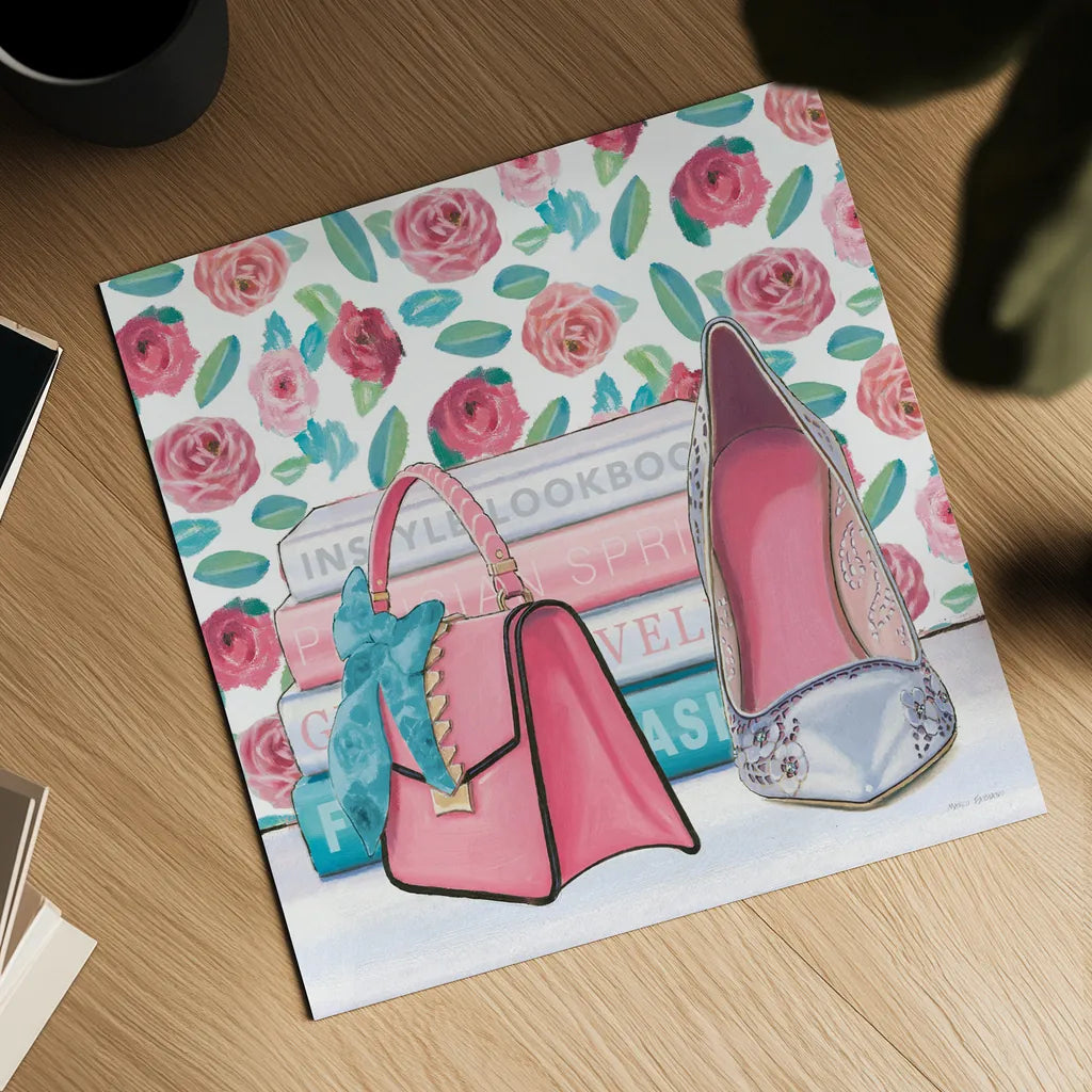 Fearless Fashion I by Marco Fabiano. Shown as a detailed flat fine art print, highlighting archival giclee quality. Available as an archival giclee rolled canvas, fine art paper, or poster print. SKU 34362a.