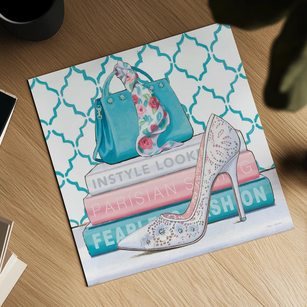 Fearless Fashion III by Marco Fabiano. Shown as a detailed flat fine art print, highlighting archival giclee quality. Available as an archival giclee rolled canvas, fine art paper, or poster print. SKU 34364a.