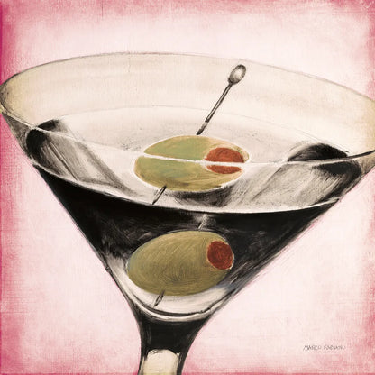 Fifth Avenue Square III Pink by Marco Fabiano. SKU 92056a. Archival Giclee Fine art print for wall decor.