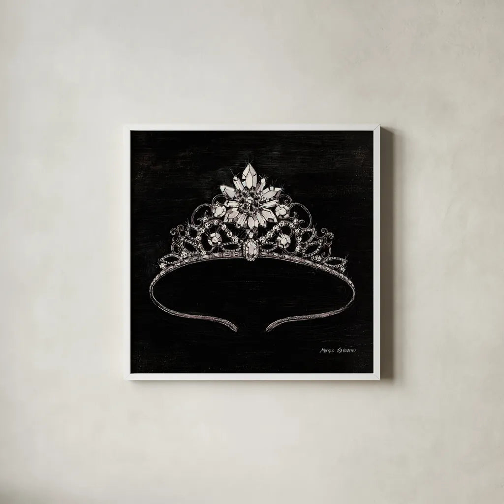 Fifth Avenue Square VI by Marco Fabiano. Shown in a crisp white glass frame for a clean and minimalist style. Available as an archival giclee rolled canvas, fine art paper, or poster print. SKU 11306a.