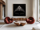 Fifth Avenue Square VI by Marco Fabiano. Shown as extra-large giant wall art in a modern living room. Available as an archival giclee rolled canvas, fine art paper, or poster print. SKU 11306a.