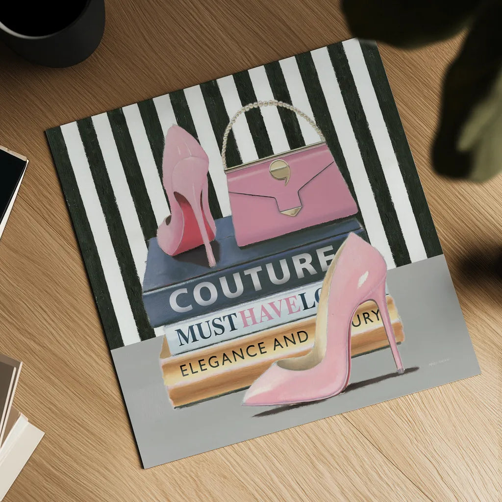 Forever Fashion II by Marco Fabiano. Shown as a detailed flat fine art print, highlighting archival giclee quality. Available as an archival giclee rolled canvas, fine art paper, or poster print. SKU 28779a.