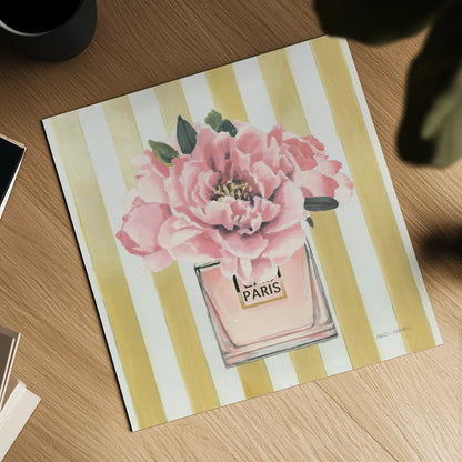 Forever Fashion Perfume by Marco Fabiano. Shown as a detailed flat fine art print, highlighting archival giclee quality. Available as an archival giclee rolled canvas, fine art paper, or poster print. SKU 69125a.