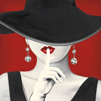 Haute Chapeau Rouge I by Marco Fabiano. SKU 11115a. Archival Giclee Fine art print for wall decor.