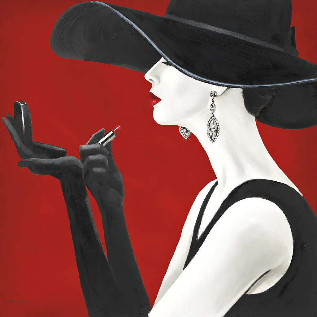 Haute Chapeau Rouge II by Marco Fabiano. SKU 11116a. Archival Giclee Fine art print for wall decor.