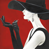 Haute Chapeau Rouge II by Marco Fabiano. SKU 11116a. Archival Giclee Fine art print for wall decor.