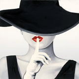 Haute Chapeau Silver by Marco Fabiano. SKU 96956a. Archival Giclee Fine art print for wall decor.