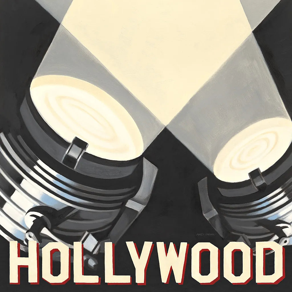 Hollywood by Marco Fabiano. SKU 12600a. Archival Giclee Fine art print for wall decor.
