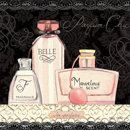 Les Parfums II by Marco Fabiano. SKU 13098a. Archival Giclee Fine art print for wall decor.