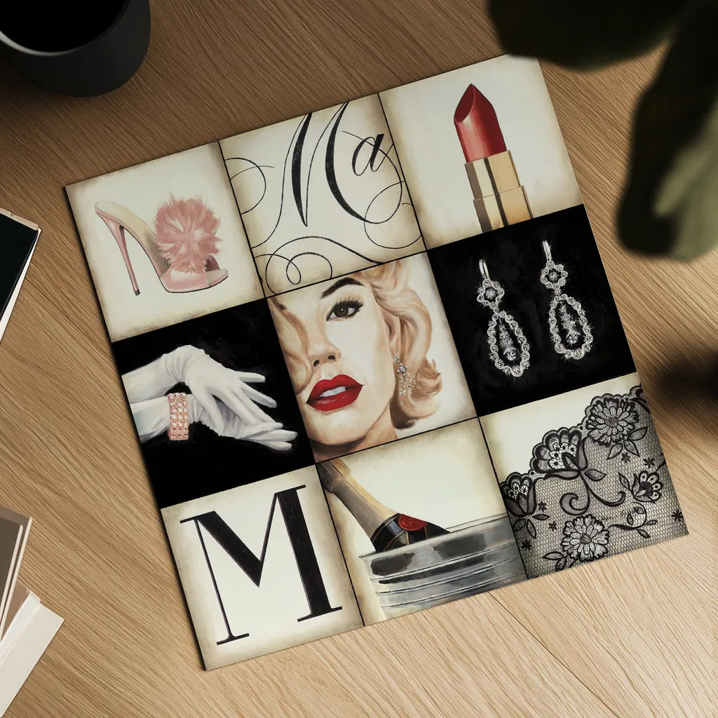 Madison Avenue - Square by Marco Fabiano. Shown as a detailed flat fine art print, highlighting archival giclee quality. Available as an archival giclee rolled canvas, fine art paper, or poster print. SKU 10599a.