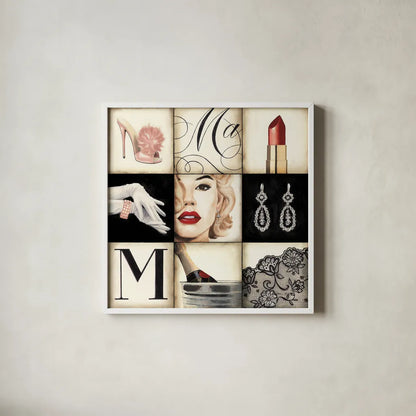 Madison Avenue - Square by Marco Fabiano. Shown in a crisp white glass frame for a clean and minimalist style. Available as an archival giclee rolled canvas, fine art paper, or poster print. SKU 10599a.