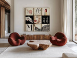 Madison Avenue - Square by Marco Fabiano. Shown as extra-large giant wall art in a modern living room. Available as an archival giclee rolled canvas, fine art paper, or poster print. SKU 10599a.