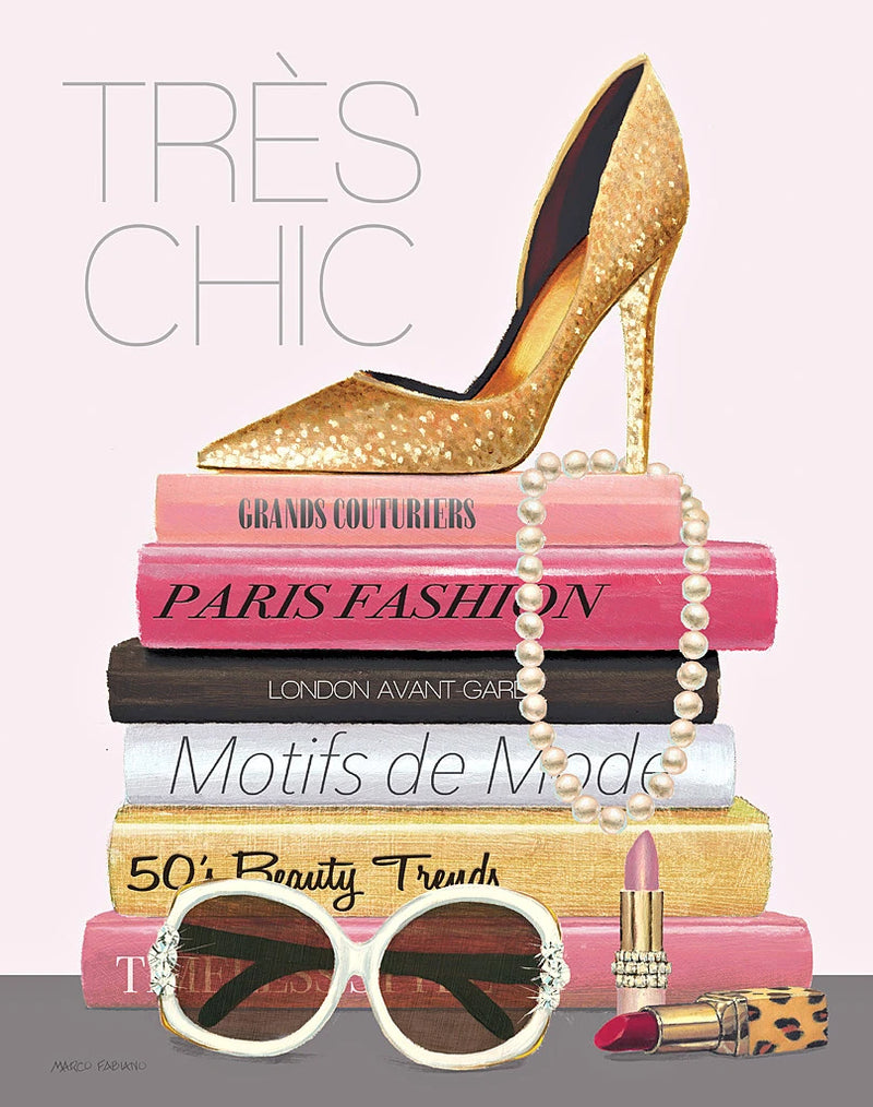 Paris Style II Gold and Black Tres Chic by Marco Fabiano