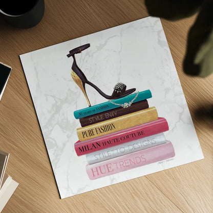 Paris Style III Marble Sq by Marco Fabiano. Shown as a detailed flat fine art print, highlighting archival giclee quality. Available as an archival giclee rolled canvas, fine art paper, or poster print. SKU 69130a.