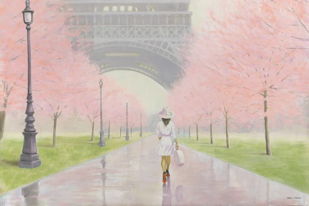 Printemps a Paris I by Marco Fabiano. SKU 56478i. Archival Giclee Fine art print for wall decor.