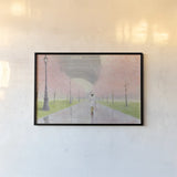 Printemps a Paris I by Marco Fabiano. shown as a paper print in a black flame. Available as a archival giclee rolled canvas, fine art paper, or poster print. SKU 56478i.